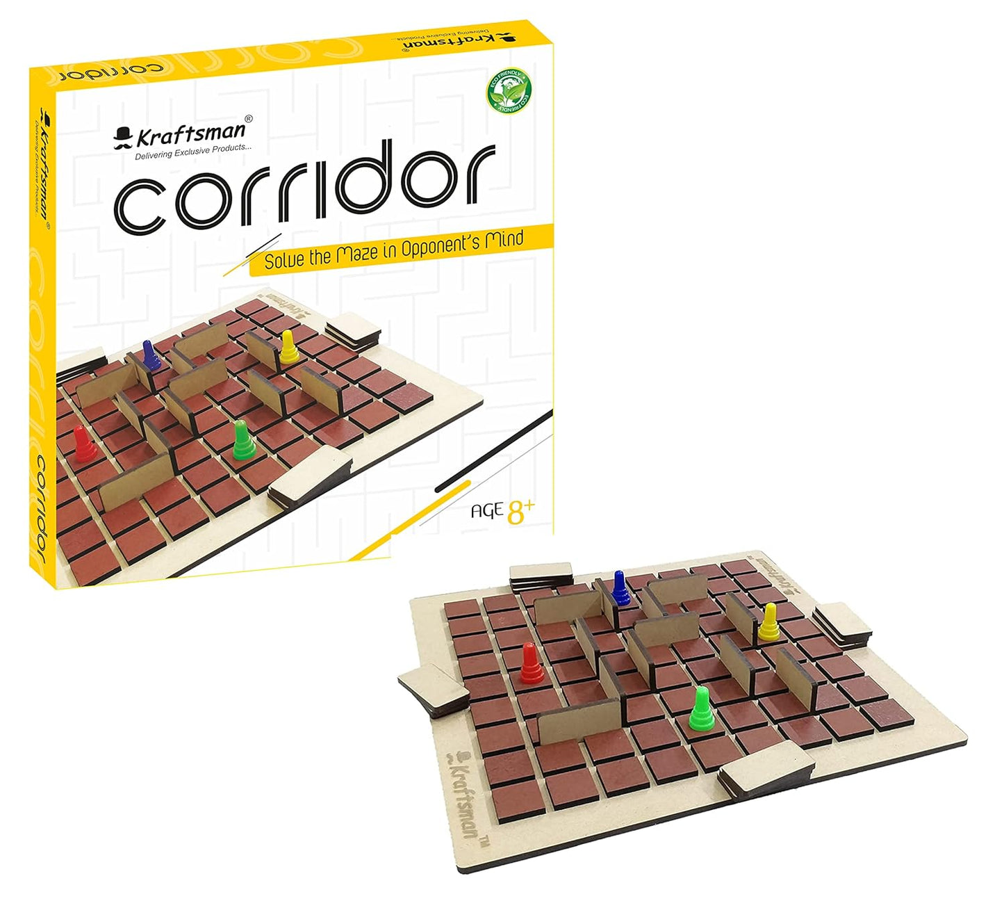 Wooden Corridor Board Game